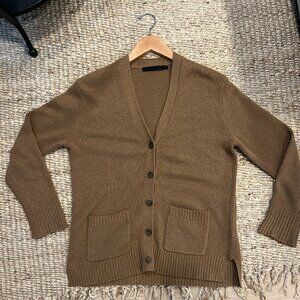 Jenni Kayne Tobacco Colored Cardigan XS
